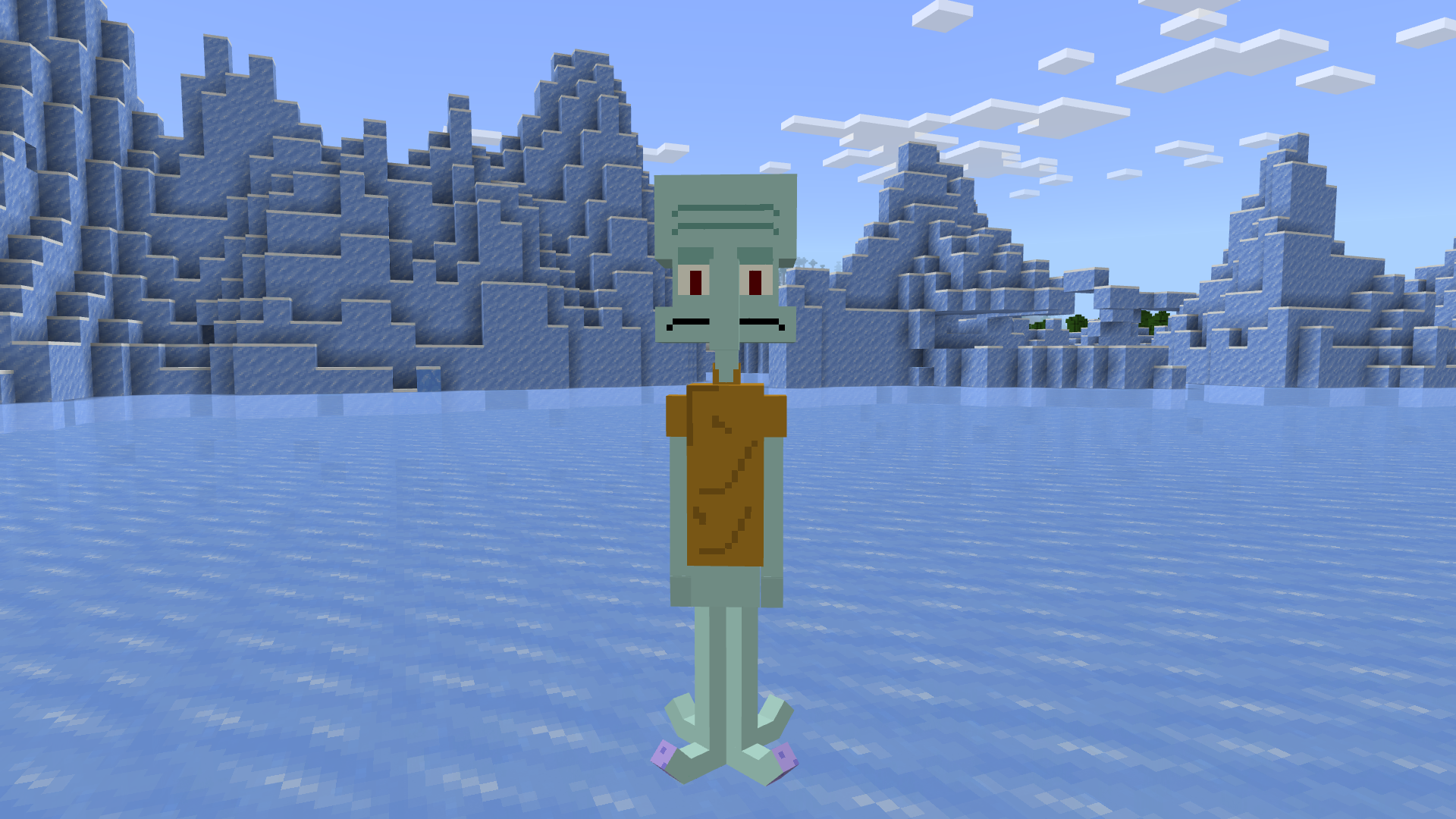 губка боб скин майнкрафт маленький. губка боб майнкрафт. майнкрафт мод спанч боб. губка боб квадратные штаны в майнкрафте. мод на майнкрафт губка боб квадратные штаны.