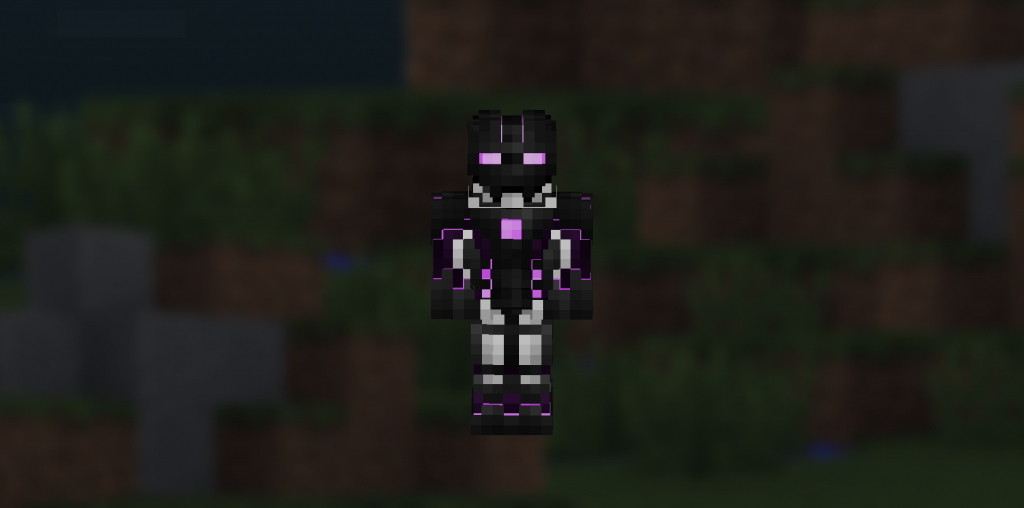 Пурпурный робот
