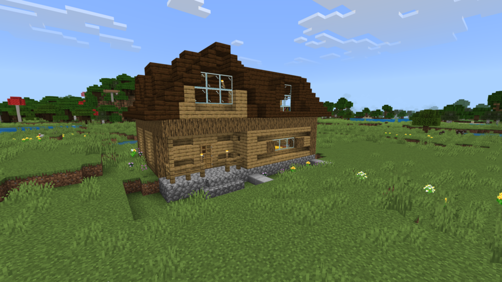 Улучшенный деревенский дом